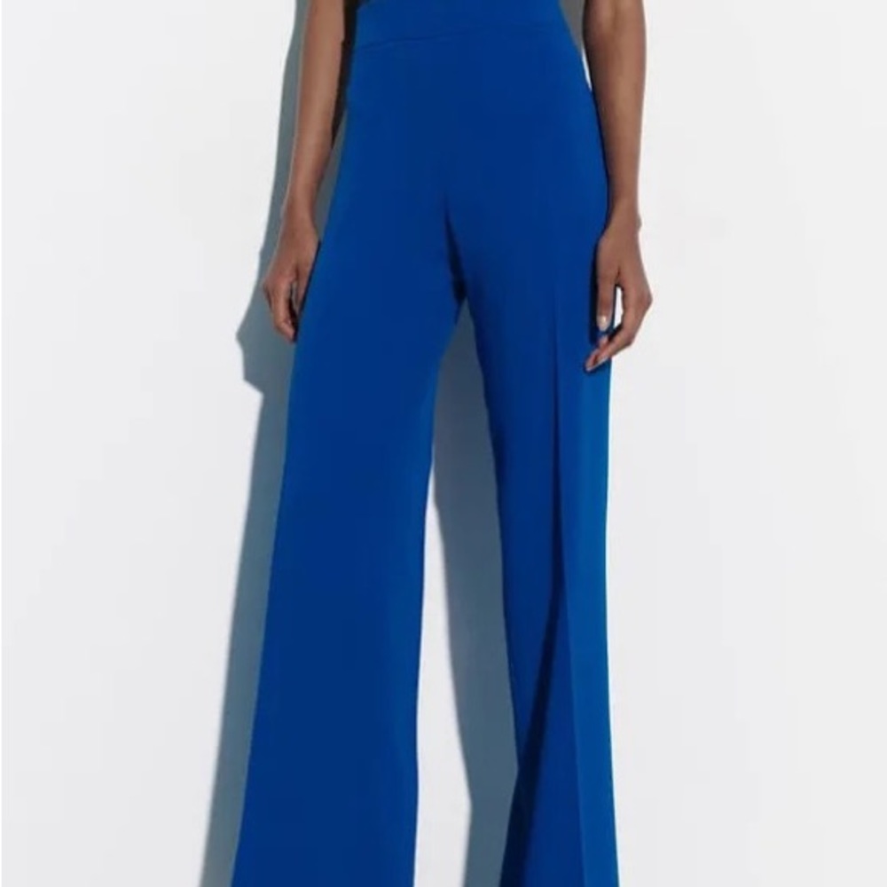 Zara High Waist Blue Pants